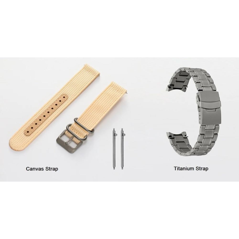 BERNY Full Titanium Watches for Men Super Luminous Sapphire Sports Field Quartz Men's Watch VH31 Wristwatch 5ATM Easy Read