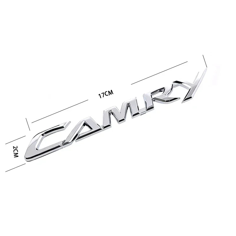 NEW ABS Car Body Trunk Emblem CAMRY Logo Sticker For Toyota CAMRY 2006-2018 Badge Auto Rear Letter Decal Exterior Accessories
