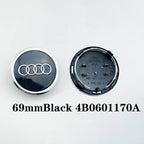 4Pcs Cap Hub Covers Badge Car Styling Wheel Center for Audi A1 A3 A4 A5 A6 A7 A8 Q1 Q2  Q3 Q5 Q7 S1 S3 S4 S6 Accessories