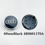 4Pcs Cap Hub Covers Badge Car Styling Wheel Center for Audi A1 A3 A4 A5 A6 A7 A8 Q1 Q2  Q3 Q5 Q7 S1 S3 S4 S6 Accessories