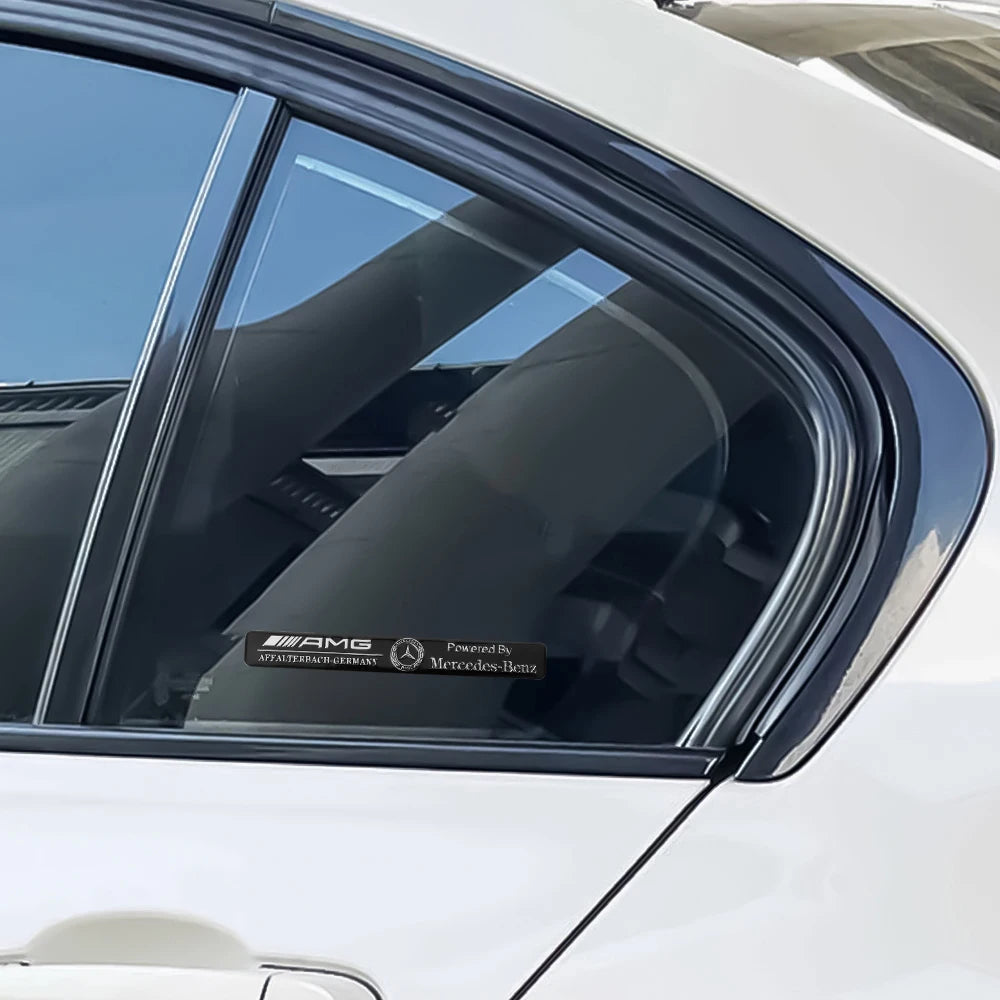 3D Aluminum Car Side Body Trunk Emblem Decoration Sticker For Mercedes Benz AMG Class GLK GLA CLA GLB W108 W447 W204 W205 Fortwo