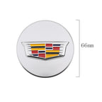 4pcs 66mm Wheel Center Hub Cover Caps for Cadillac Escalade XT5 XT6 CT5 CT6 XTS CT4 Auto Tire Emblem Car Styling Accessories