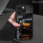 Fashions Car Pattern Silicone Phone Case For iPhone 17 16 Pro Max 15 14 11 12 13 7 8 16 Plus XS X XR Matte Shockproof Soft Cover