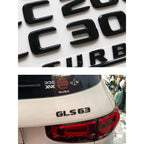 Gloss Black for Mercedes Benz GLE Coupe C292 W166 W167 GLE250d GLE350de GLE300d GLE350e GLE350d GLE400d GLE500e 4MATIC Emblems