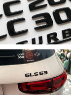 Gloss Black for Mercedes Benz GLE Coupe C292 W166 W167 GLE250d GLE350de GLE300d GLE350e GLE350d GLE400d GLE500e 4MATIC Emblems