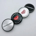 4pcs/set 68mm ( Clips 62mm ) Car Wheel Center Caps Rim Hub Dust Cover Wheel Hubcaps Vossen Logo Emblem Badge Car Accessories