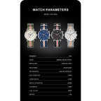 CADISEN New Chronograph Men's Quartz Watch Top Luxury Watches For Men MIYOTA 0S10 AR Mirror Waterproof Canvas Men's Wristwatch