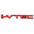3D Chrome Metal Car Letters Rear Trunk Badge Emblem IVTEC Logo I VTEC Sticker For Honda City Civic Accord Jazz CRV  Accessories