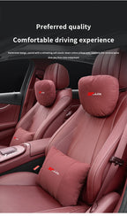 For Ford STline Focus Mondeo Explorer Edge Fiesta Fusion Kuga Escape Auto Headrest Neck Support Lumbar Cushion Soft Neck Pillow