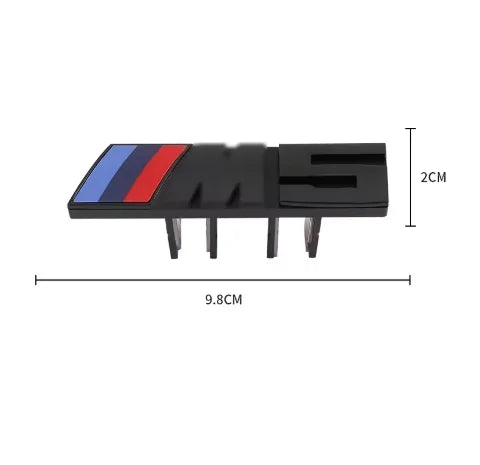 3D Car Front Grille M Badge Emblem Decoration Accessories For bAB-BMW M M1 M2 M3 M4 M5 M6 M7 E39 E87 E60 E46 E53 E90 F10 F20 F25