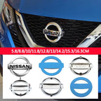 ABS Car Front Hood Badge Rear Trunk Sticker for Nissan Leaf Qashqai X-Trail Kicks Juke Patrol Maxima Murano Altima Teana Versa