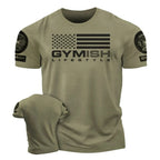 The 3D printed men's T-shirt for the summer of 2025 is a bestseller for sports fitness exercise casual fashion and lightness
