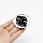 57mm 3D ABS Car Front Engine Hood Bonnet Flat Emblem Badge Universal For Auto Sedan SUV Coupe Exterior Tuning Styling Trim 1PC