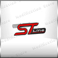 3D Metal Car Styling ST Line Logo Front Grill Badge Sticker For Ford Focus Fiesta Ecosport Mondeo Kuga Rear Trunk Side Fender
