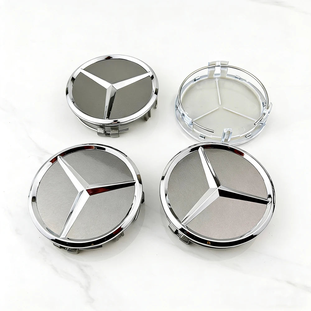 4Pcs75mm Wheel hub modification For Mercedes Benz Car Wheel Center C207 C218 A207 C117 CLA CLS E W212 S212 X166 W176 W205 W246