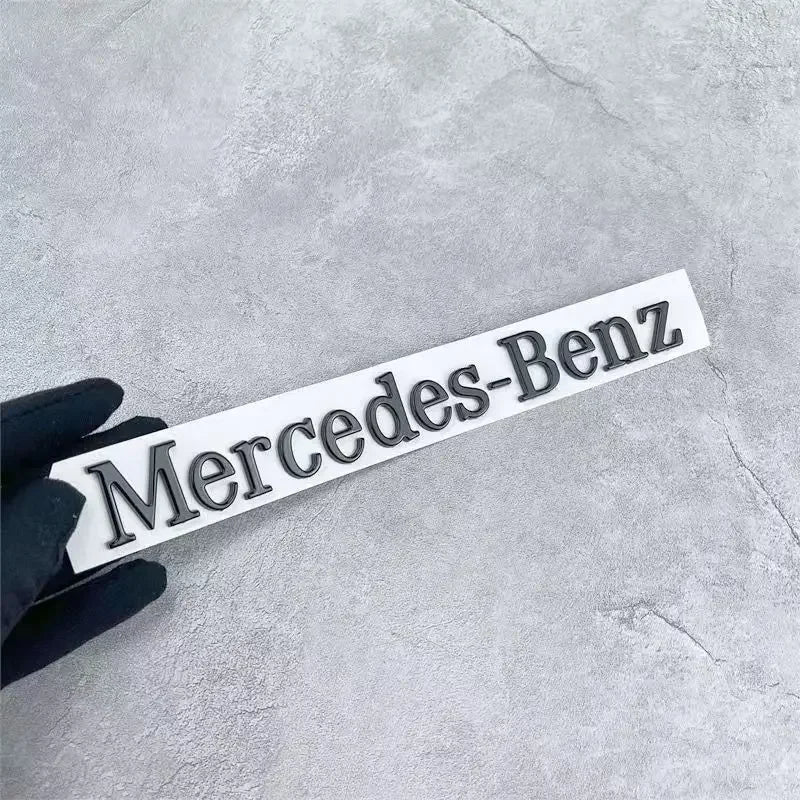 1pcs Car Badge Rear Trunk Body Sticker Emblem Decoration For Mercedes Benz AMG W108 W124 W126 W140 W205 W201