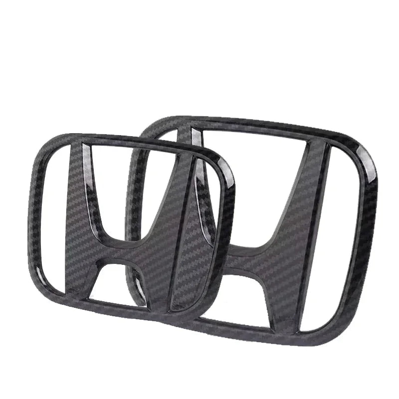 For Honda Accord 2014-2022 8th 9th 9.5th 10th Generation 2PCS 3D Emblems Car Grille Logo Rear Trunk Cover Sticker Accessories