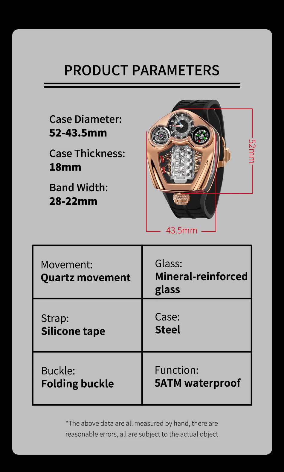 Reloj completamente automático de la mejor marca Pindu, motor de movimiento, diseño personalizado, interesante reloj clásico de moda