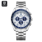 New Men Watch Calendar Business Quartz Watches Mens Top Brand Luxury Sport Waterproof Luminous Stainless Steel Man Wristwatches