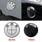 45/74/82mm automobile ABS front and rear logo hub covers are suitable for BMW Group's new badge decoration accessories.