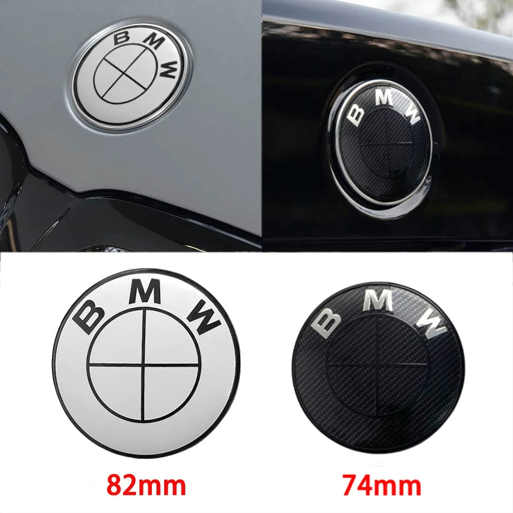45/74/82mm automobile ABS front and rear logo hub covers are suitable for BMW Group's new badge decoration accessories.