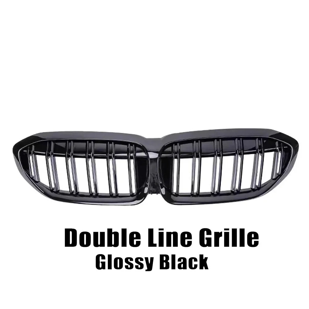 XVIP For BMW G20 3-Series G20 G21 G28 2019-2023 Front Bumper Hood Kidney Racing Grilles Replacement Black Diamond Meteor Style