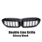 XVIP For BMW G20 3-Series G20 G21 G28 2019-2023 Front Bumper Hood Kidney Racing Grilles Replacement Black Diamond Meteor Style