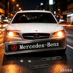 1Pcs Car Front Grille Sticker Badge Head Grill Emblem LED Light Stickers For Mercedes Benz GLA CLA GLK GLE CLS ML GL A B C E