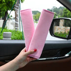 2PCS Car Belt Cover Adjustable Seat Belt Cover Shoulder Strap Cover Car Shoulder Protector Pad Auto Accessories