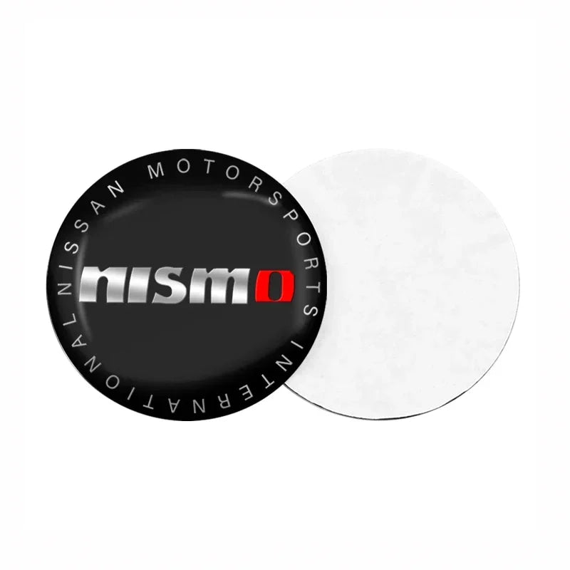 For Nismo Nissan Almera Tiida Sunny QASHQAI Skyline Juke X-TRAI 4pcs 56/60mm Car Wheel Center Covers Badge Hub Cap Accessories