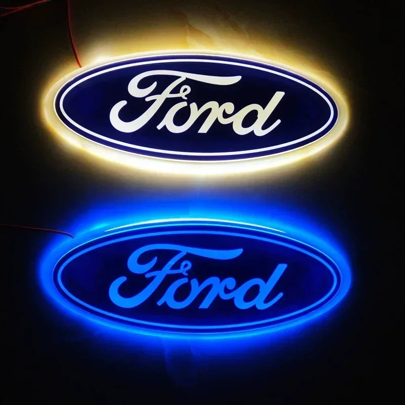 Ford LED Light Car Emblem Badge Front/Rear Tail Logo For F150 F250 Explorer Focus Mondeo Auto Exterior Styling Decoration