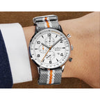 CADISEN New Chronograph Men's Quartz Watch Top Luxury Watches For Men MIYOTA 0S10 AR Mirror Waterproof Canvas Men's Wristwatch