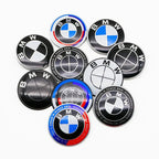 Carbon Fiber 50th Anniversary Front Rear Logo Kit for BMW 82mm 74mm Badge F30 F10 E46 E90  2-Pin Base DIY Replacement Decor Set