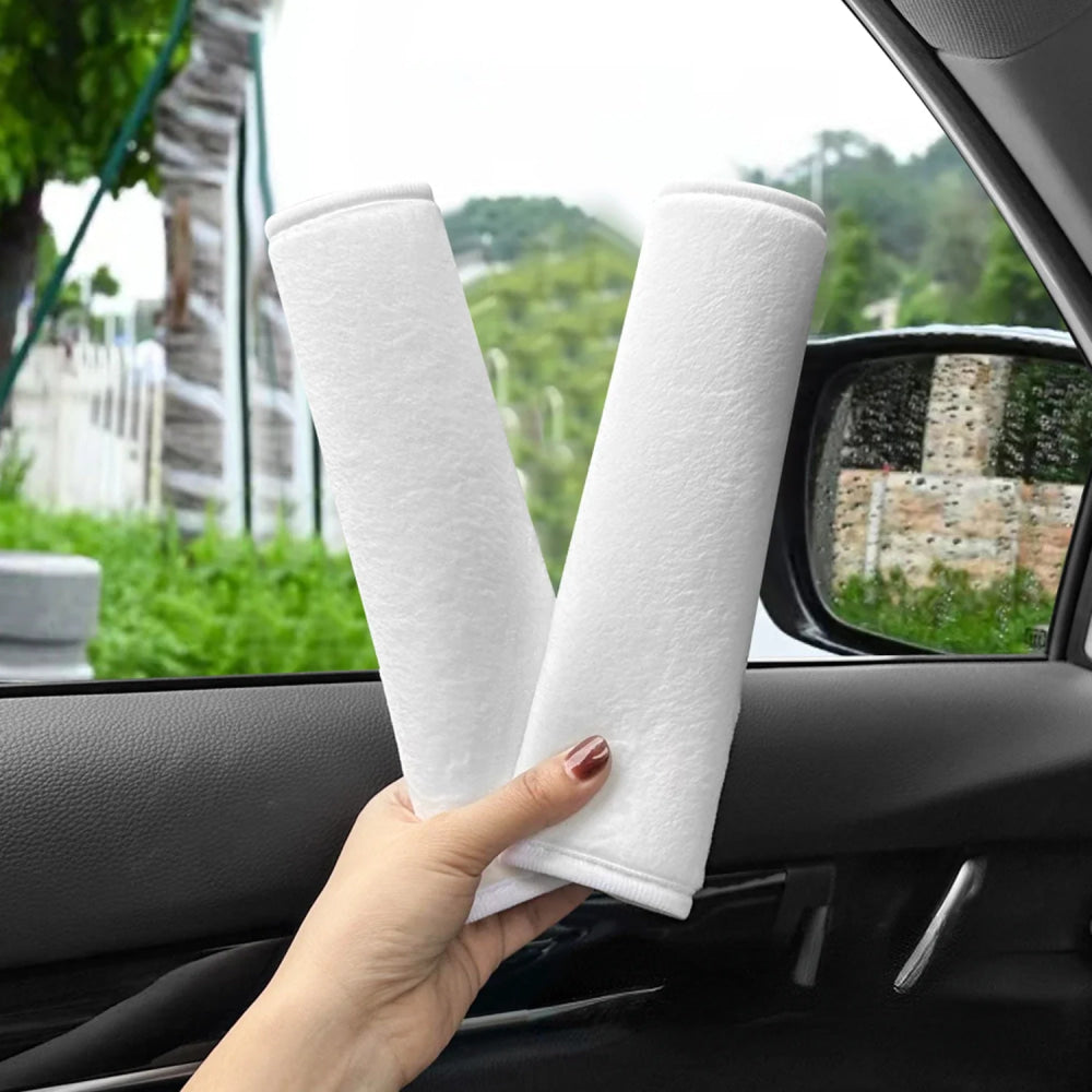2PCS Car Belt Cover Adjustable Seat Belt Cover Shoulder Strap Cover Car Shoulder Protector Pad Auto Accessories