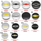 4PCS ABS Wheel Center Covers Hub Caps Badge for Chevrolet Malibu AVEO Corvette CRUZE EQUINOx IMPALA LACETTI TRAX ORLANDO Car Acc