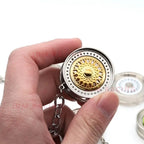 Luxury Metal Keychain Creative DIY Keyring Holder Car Key Chain Brake Disc Pendant For Men women Jewelry Gift Car Motorcycle Int