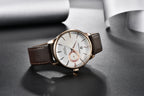2026 Pagani Design Reloj Hombre PD1654 Quartz Watch Men 100M Water Resistant Leather Strap  Fashion Business Wristwatch reloj