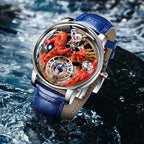 PINDU Design 2025 NEW Men Watch Diamond TourbillionTop Brand Luxury Astronomia Quartz Watch Men sapphire glass waterproof Watch