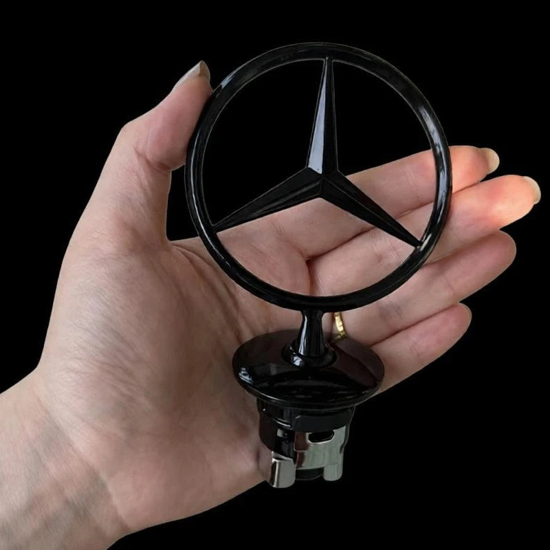 3D Star Bonnet Label Badge Car Front Hood Zinc Alloy Emblem for Mercedes Benz W213 W222 W223 E300 W205 W206 W212 W203 W204
