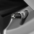 Car Tire Valve caps Emblem metal sticker For Mercedes Benz W203 W204 W168 GLC GLE CLA accessories Interior Mouldings YZQMM-BENC
