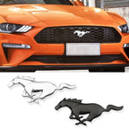 For Ford Mustang Car Sticker Car Front Grille Badge Emblem Rear Trunk Sticker  For Ford Mustang Focus Fiesta Kuga Edge Shelby GT