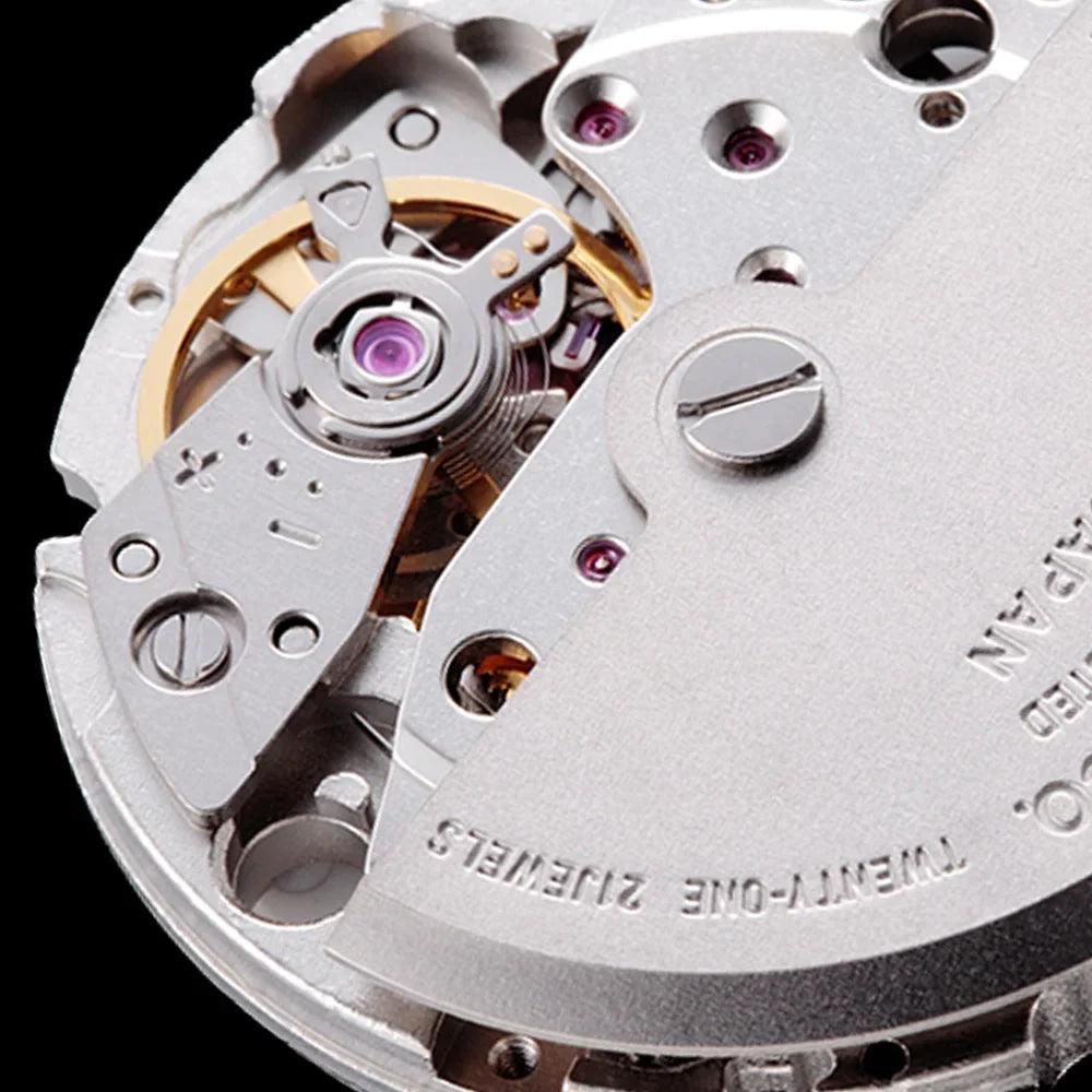 CADISEN Men Mechanical Watch Top Brand Luxury Japan MIYOTA 8215 Automatic Watch Business Stainless Steel Waterproof Watch Men
