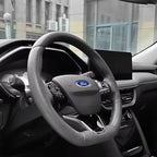 ABS Car Steering Wheel Logo Emblem Stickers For Ford ST Line Focus Mondeo Fiesta Kuga MK2 MK3 MK4 Mustang Auto Badge Accessories