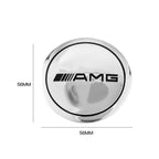 4PCS 56mm Car Styling Wheel Center Hub Caps Rim Cover Badge Emblem Sticker For Mercedes Benz AMG W205 W204 W206 W213 W212 W211 W