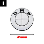 4.5cm Car Steering Wheel Decoration Badge Sticker For BMW G80 E84 F48 G01 G11 X1 X2 X3 X4 X5 X6 G07 Interior Emblem Accessorie