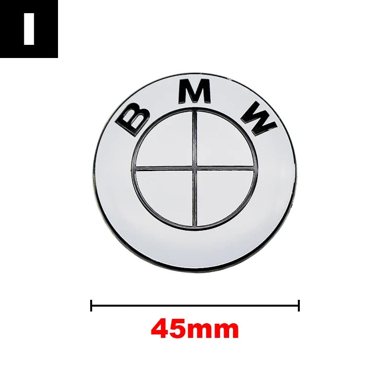 4.5cm Car Steering Wheel Decoration Badge Sticker For BMW G80 E84 F48 G01 G11 X1 X2 X3 X4 X5 X6 G07 Interior Emblem Accessorie