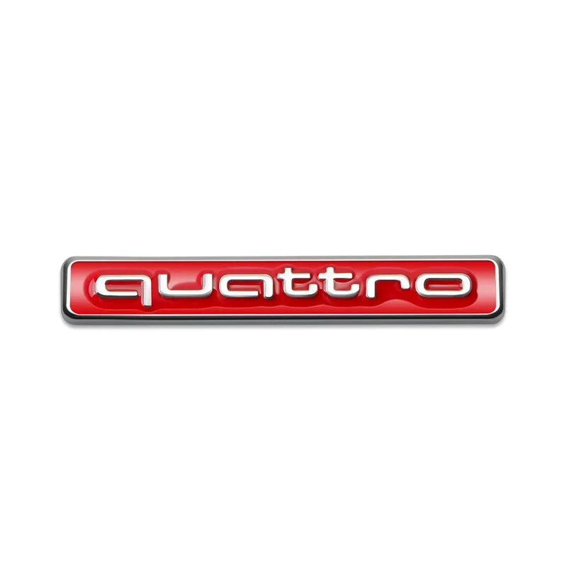 NEW Audi Sline Metal Logo Car Sticker Aluminum Emblem For Audi S Line Quattro A1 A3 A4 A5 A6 A7 A8 Q2 Q3 Q5 Q6 Q7 Q8 Accessories