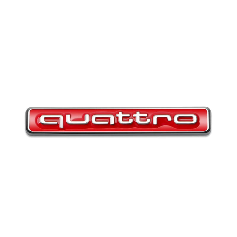 NEW Audi Sline Metal Logo Car Sticker Aluminum Emblem For Audi S Line Quattro A1 A3 A4 A5 A6 A7 A8 Q2 Q3 Q5 Q6 Q7 Q8 Accessories