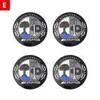 56mm 60mm 65mm 75mm Car Wheel Center Hub Caps Cover Rim Exterior Sticker For Mercedes Benz A B C E Class GLC GLK GLE GLA CLA GLB