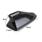 16cm Universal Carbon Fiber Look Car Roof Top Mount Shark Fin Aerial Antenna Toppers Auto Radio AM FM Antenna Signal Amplifier